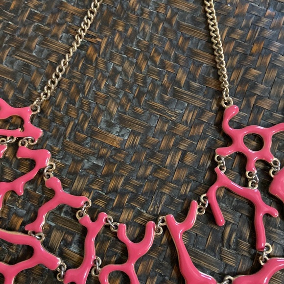 Coral Statement Necklace - Picture 4 of 5